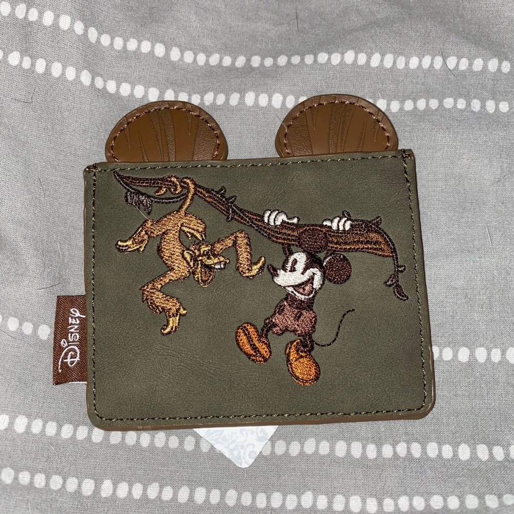 Mickey Mouse Safari loungefly cardholder